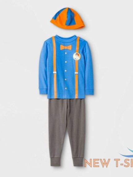 blippi pajamas hat boy girl toddler 2t 3t 4t 5t shirt pants costume set outfit 0.jpg