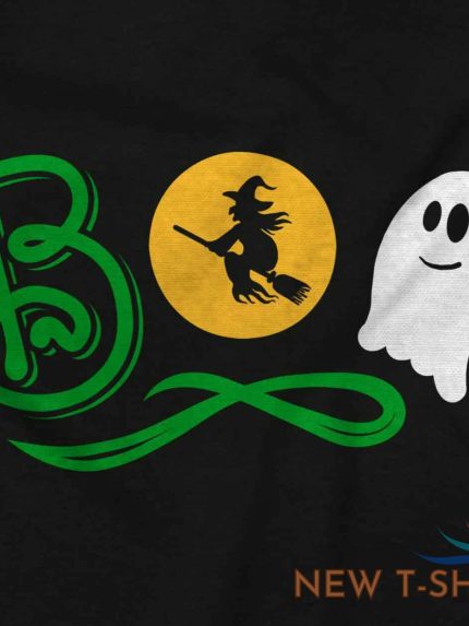 boo ghost halloween spooky trick or treat adult short sleeve crewneck tee 1.jpg