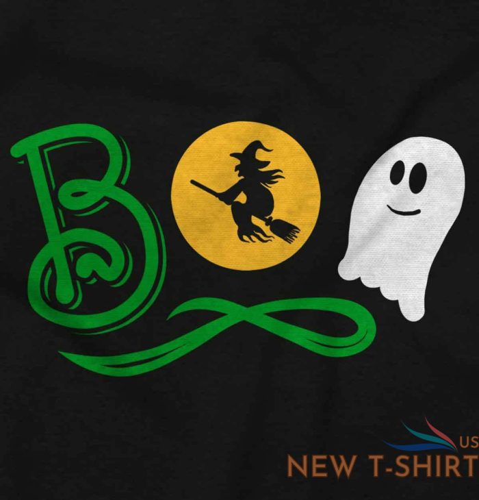 boo ghost halloween spooky trick or treat adult short sleeve crewneck tee 1.jpg