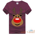 boy the reindeer face printed xmas christmas t shirt casual wear gift tee shirt 6.jpg