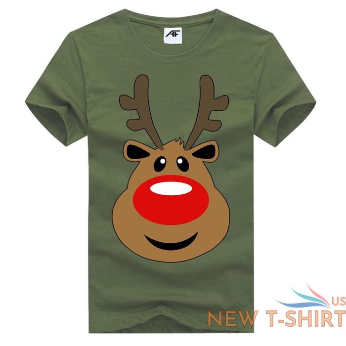 boy the reindeer face printed xmas christmas t shirt casual wear gift tee shirt 8.jpg