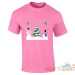 boys christmas snowman tree print mens short sleeve fancy cotton xmas tee 1.jpg