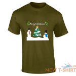 boys christmas snowman tree print mens short sleeve sports cotton tee lot 8.jpg