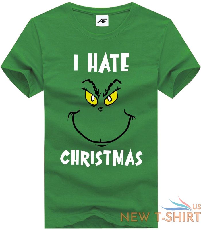 boys i hate christmas funny printed t shirts casual wear tees short sleeves tops 0.jpg