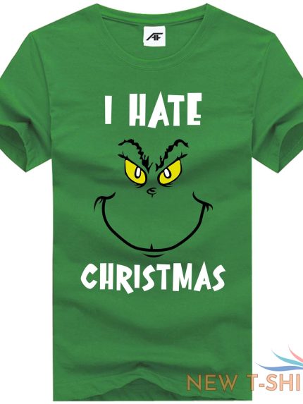 boys i hate christmas funny printed t shirts casual wear tees short sleeves tops 1.jpg