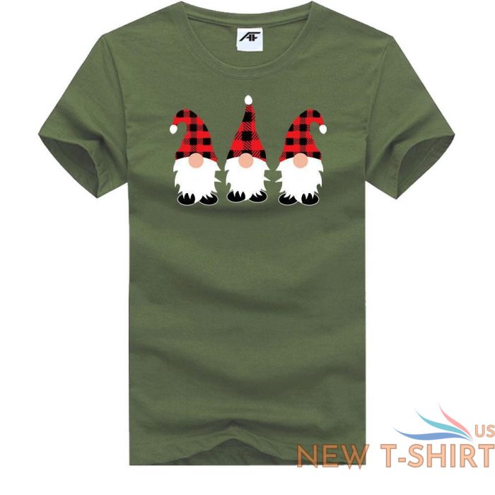 boys printed christmas gonks gnomes funny xmas t shirt short sleeves casual wear 0.jpg