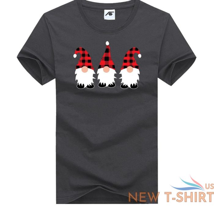 boys printed christmas gonks gnomes funny xmas t shirt short sleeves casual wear 2.jpg