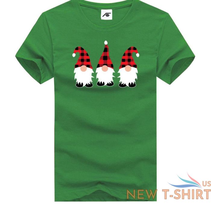 boys printed christmas gonks gnomes funny xmas t shirt short sleeves casual wear 3.jpg