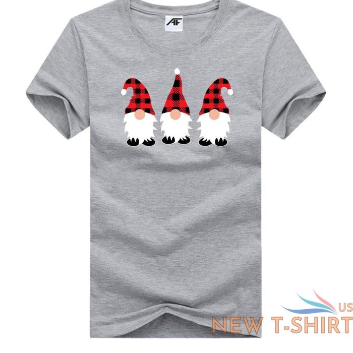 boys printed christmas gonks gnomes funny xmas t shirt short sleeves casual wear 4.jpg