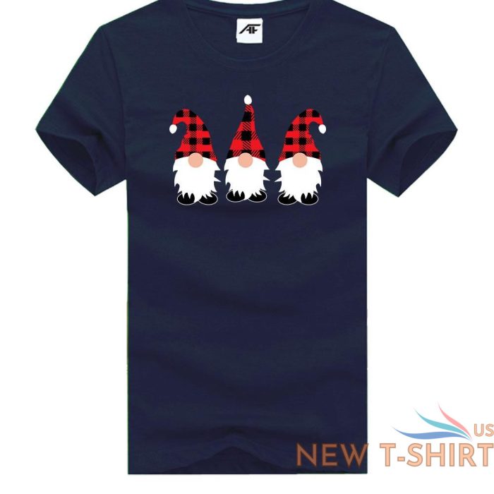 boys printed christmas gonks gnomes funny xmas t shirt short sleeves casual wear 5.jpg