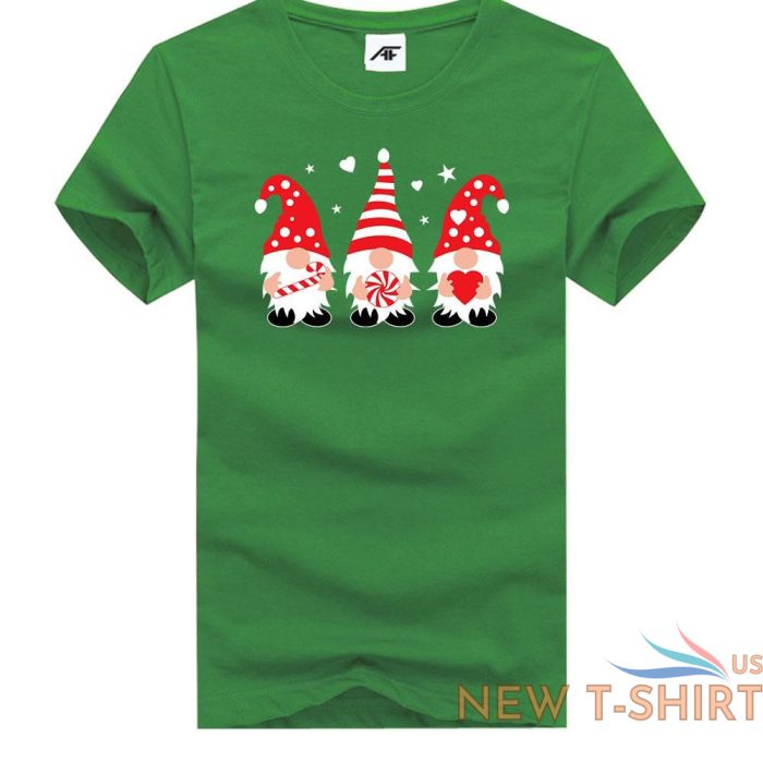 boys printed funny christmas candy gnomes gonk t shirt round neck short sleeves 6.jpg