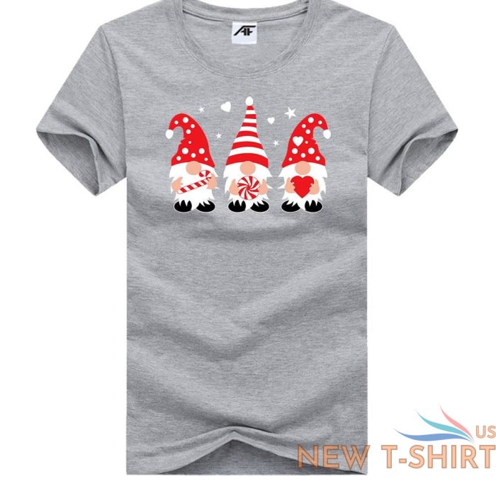 boys printed funny christmas candy gnomes gonk t shirt round neck short sleeves 8.jpg