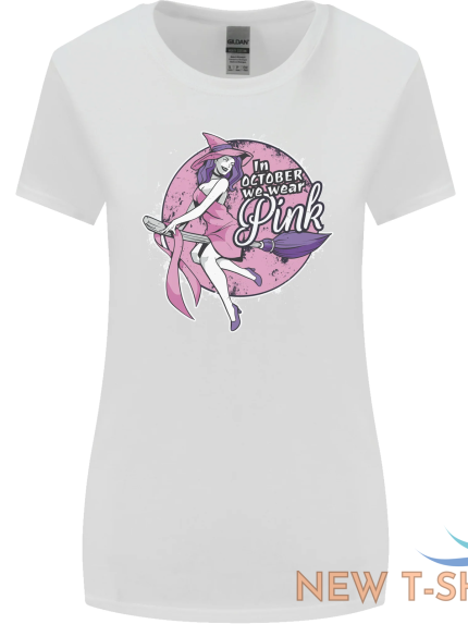 breast cancer awareness witch halloween womens wider cut t shirt 1 1.png