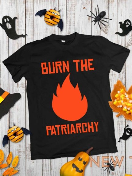 burn the patriarchy t shirt feminist fire rose tee halloween 0.jpg