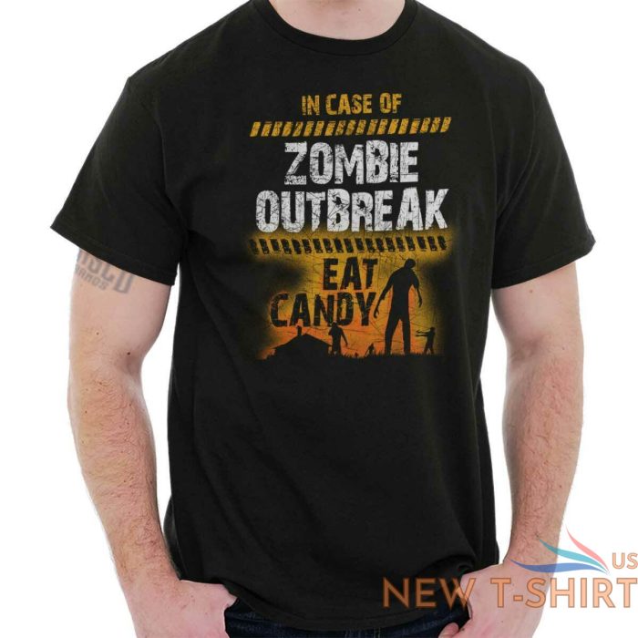 case of zombie outbreak eat candy trick treat cool gift scary classic t shirt te 7.jpg