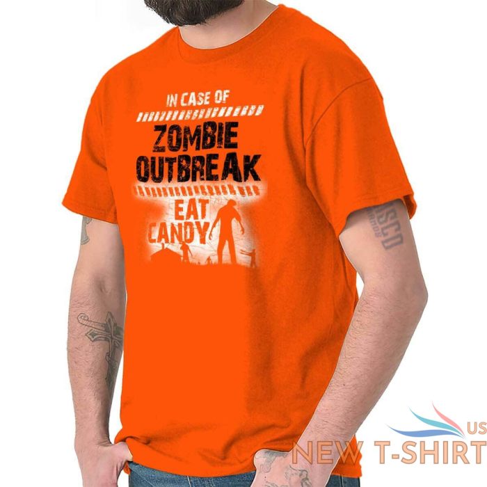 case of zombie outbreak eat candy trick treat cool gift scary classic t shirt te 8.jpg