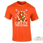 catty christmas logo print mens boys short sleeve gym wear cotton tee lot 9.jpg