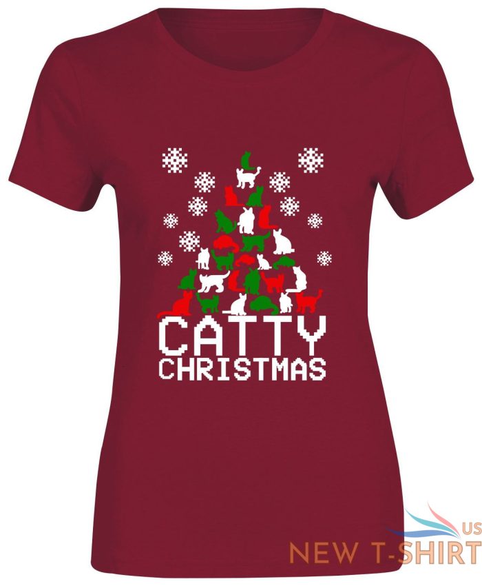 catty christmas logo print t shirt womens short sleeve girls cotton tee lot 5 1.jpg