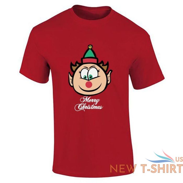 chrimbo elf print merry christmas t shirt cotton tee mens boys short sleeve top 0.jpg