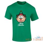 chrimbo elf print merry christmas t shirt cotton tee mens boys short sleeve top 3.jpg