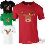 christmas baubles rudolph reindeer face t shirt xmas decorations kids mens top 0.jpg