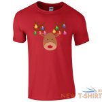 christmas baubles rudolph reindeer face t shirt xmas decorations kids mens top 1.jpg