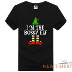 christmas bossy elf printed mens boys t shirt funny novelty party wear top tees 0.jpg