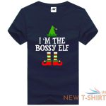 christmas bossy elf printed mens boys t shirt funny novelty party wear top tees 7.jpg