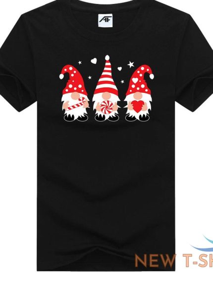 christmas candy gonk gnome ladies xmas printed t shirts funny short sleeves tees 1.jpg