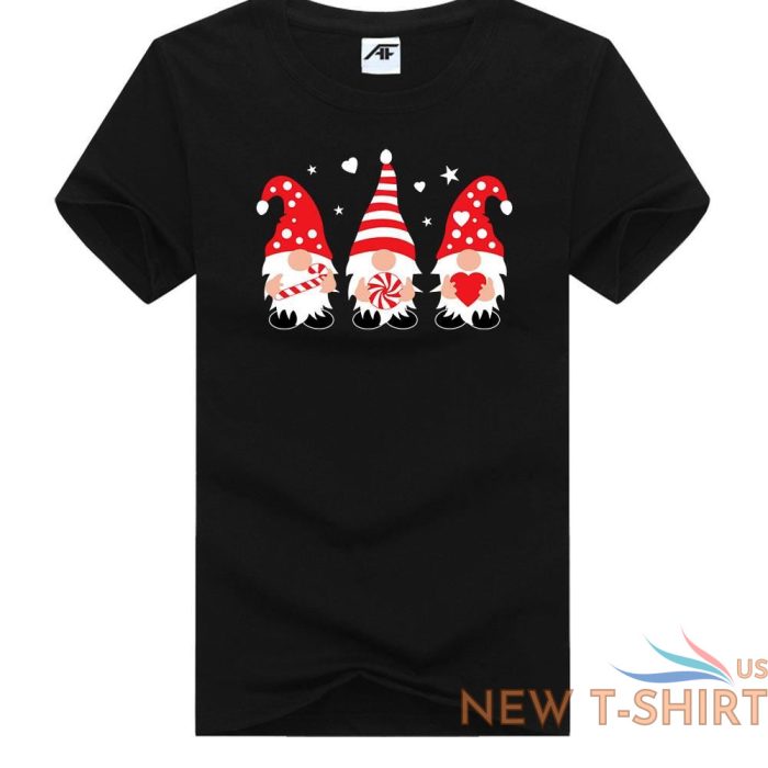 christmas candy gonk gnome ladies xmas printed t shirts funny short sleeves tees 1.jpg