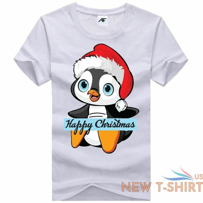 christmas deer santa elf print t shirt girls ladies xmas party wear top tees 6.jpg