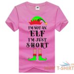 christmas elf short printed womens girls t shirt funny novelty party gift top 3.jpg