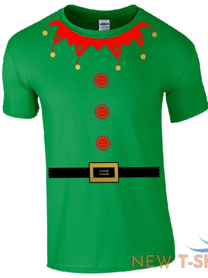 christmas elf suit t shirt cute santa s little helper funny gift kids mens top 1.jpg