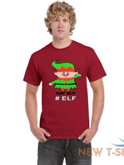 christmas funny red t shirt mens xmas gifts boys short sleeve top cotton tee 0.jpg