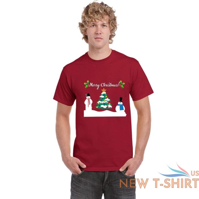 christmas funny red t shirt mens xmas gifts boys short sleeve top cotton tee 6.jpg