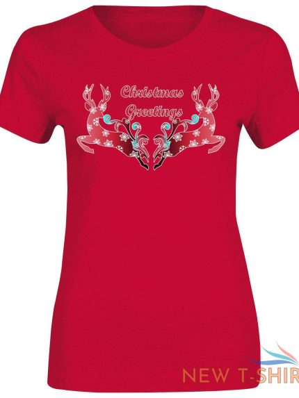christmas greetings print t shirt reindeer girls women xmas novelty party top 0.jpg