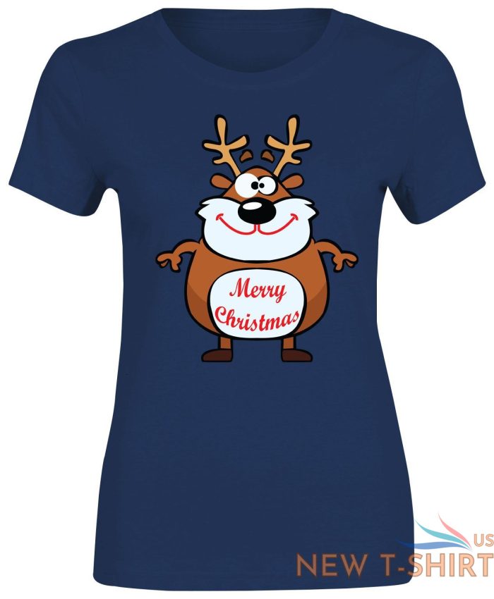 christmas greetings top printed tshirt xmas ladies womens short sleeve party lot 7.jpg