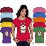 christmas greetings top printed tshirt xmas womens short sleeve tee party lot 0.jpg