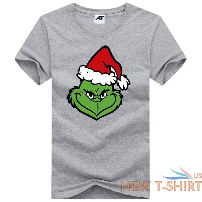 christmas grinch face print t shirt kids funny xmas party wear top tees 0.jpg