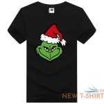 christmas grinch face print t shirt kids funny xmas party wear top tees 1.jpg