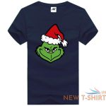 christmas grinch face print t shirt kids funny xmas party wear top tees 6.jpg