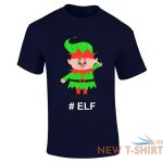 christmas happy elf print t shirt mens boys short sleeve gym wear cotton tee lot 7.jpg