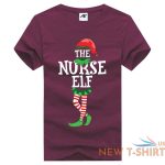 christmas nurse elf printed ladies girls t shirt novelty xmas party top tees 0.jpg