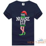 christmas nurse elf printed ladies girls t shirt novelty xmas party top tees 5.jpg