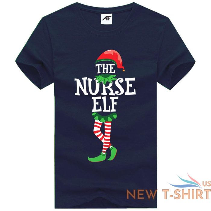 christmas nurse elf printed ladies girls t shirt novelty xmas party top tees 5.jpg