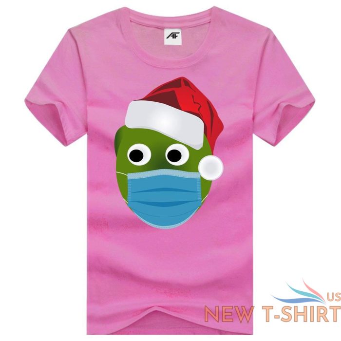 christmas sprout mask printed mens boys t shirt novelty party wear top tees 9.jpg