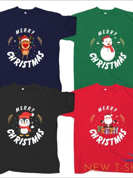christmas t shirt xmas theme party gift santa claus men kids festive novelty tee 0.jpg