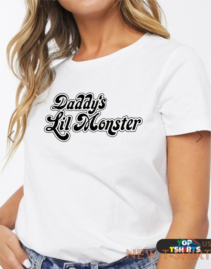 daddy s lil monster halloween cosplay suicide squad harley quinn t shirt tee top 0.jpg