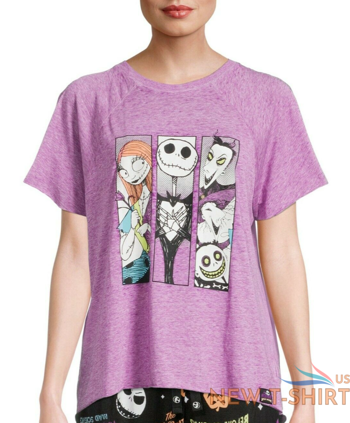 disney s nightmare before christmas womens ladies sleep lounge shirt tee crew 2.png