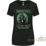 dj frankenstein funny music vinyl halloween womens wider cut t shirt 0.jpg